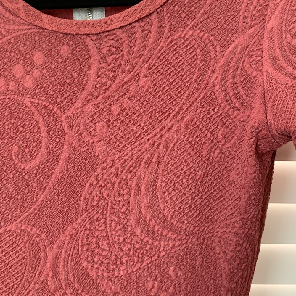 Lularoe Amelia Solid - Cranberry - image 2